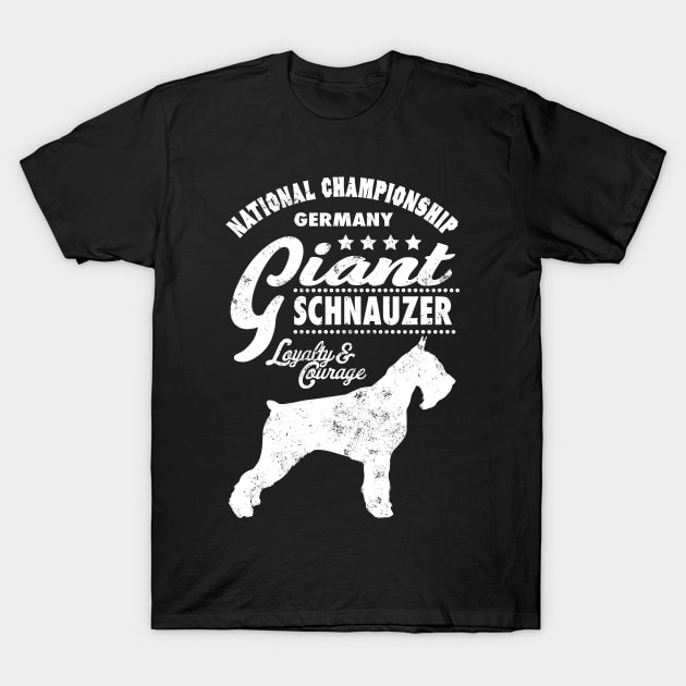 Giant Schnauzer Best of Show T-Shirt by Black Tee Inc